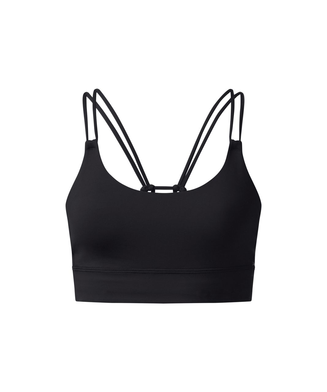 Lululemon Sunshine Salutation Bra - Black - lulu fanatics