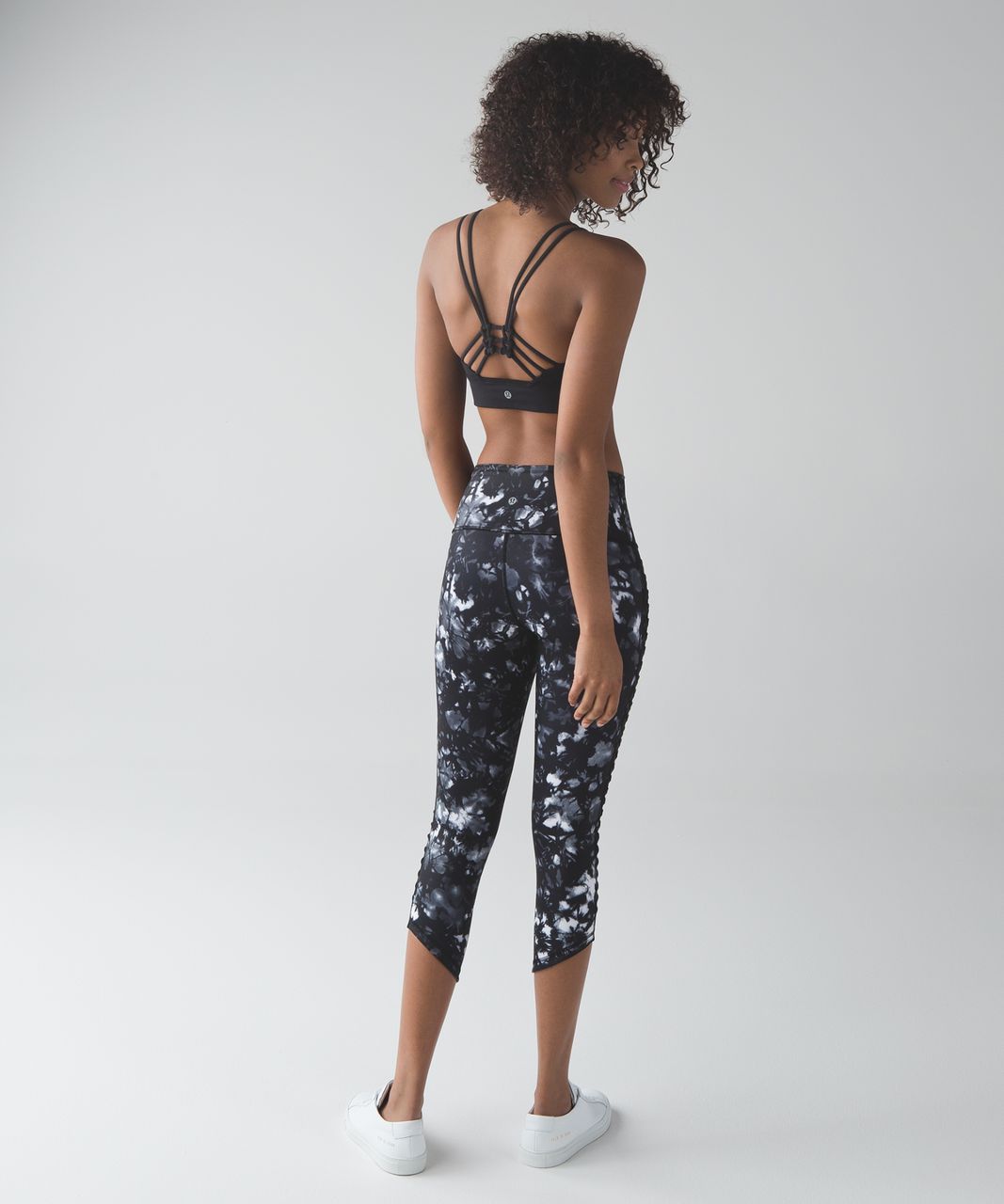 Lululemon Sunshine Salutation Tank - Dusk Dye White Black / Black - lulu  fanatics