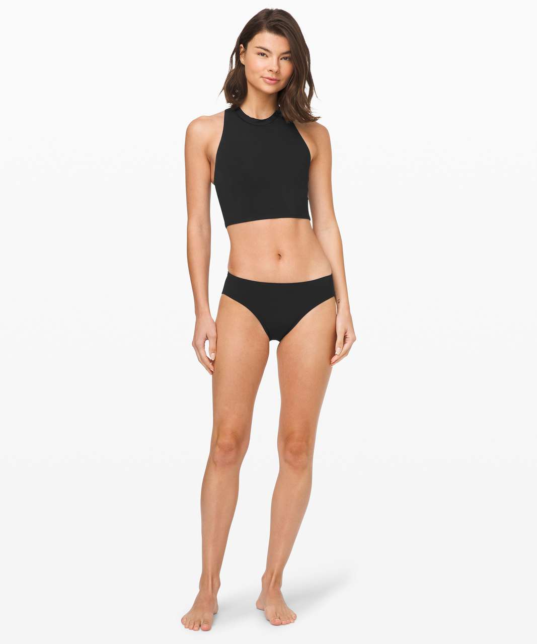 Lululemon Sunshine Ahead Mid Rise Med Bottom - Black