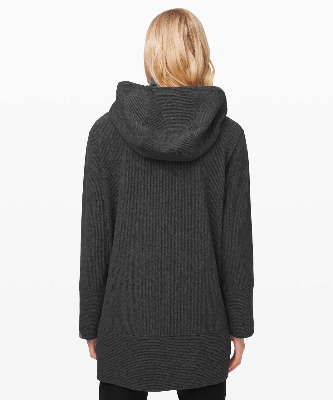 Lululemon Along the Way Full Zip Hoodie - Heathered Core Dark Grey