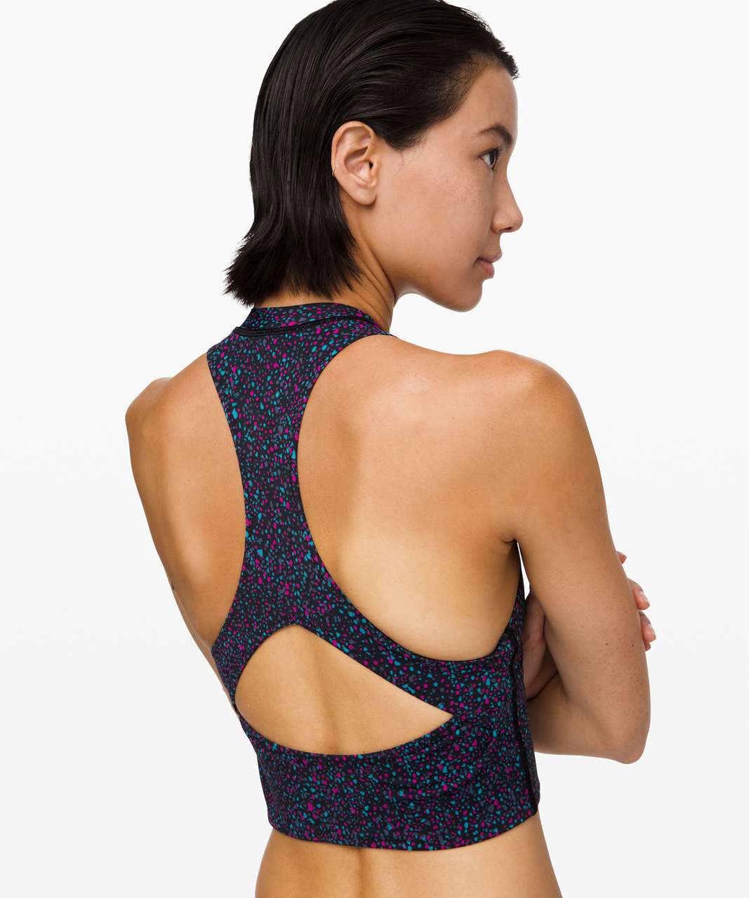 Lululemon Sunshine Ahead Swim Tank - Terrazzo Black Multi