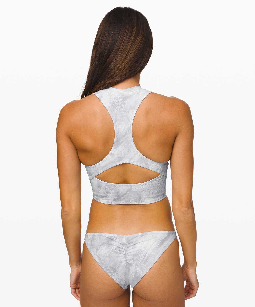 Lululemon Sunshine Ahead Swim Tank - Cosmic Shift White Grey - lulu fanatics