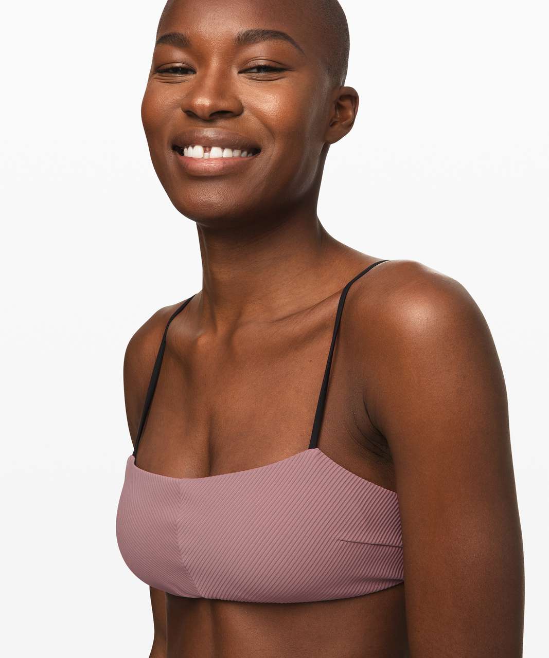 Lululemon Pool Play Bikini Top - Misty Mocha / Black