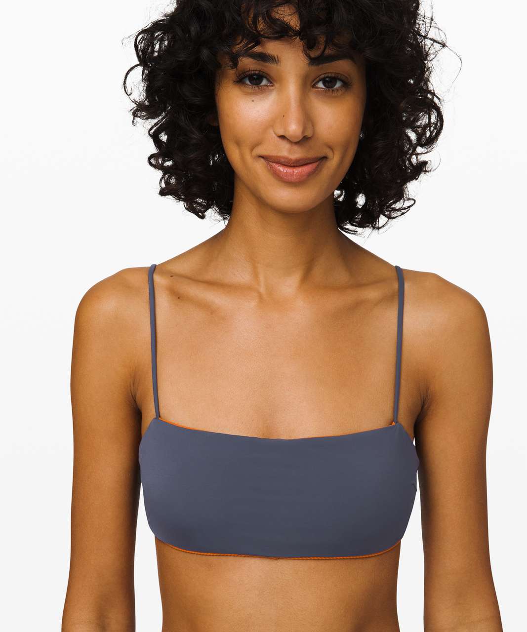 Lululemon Pool Play Bikini Top - Ochre / Stone Blue