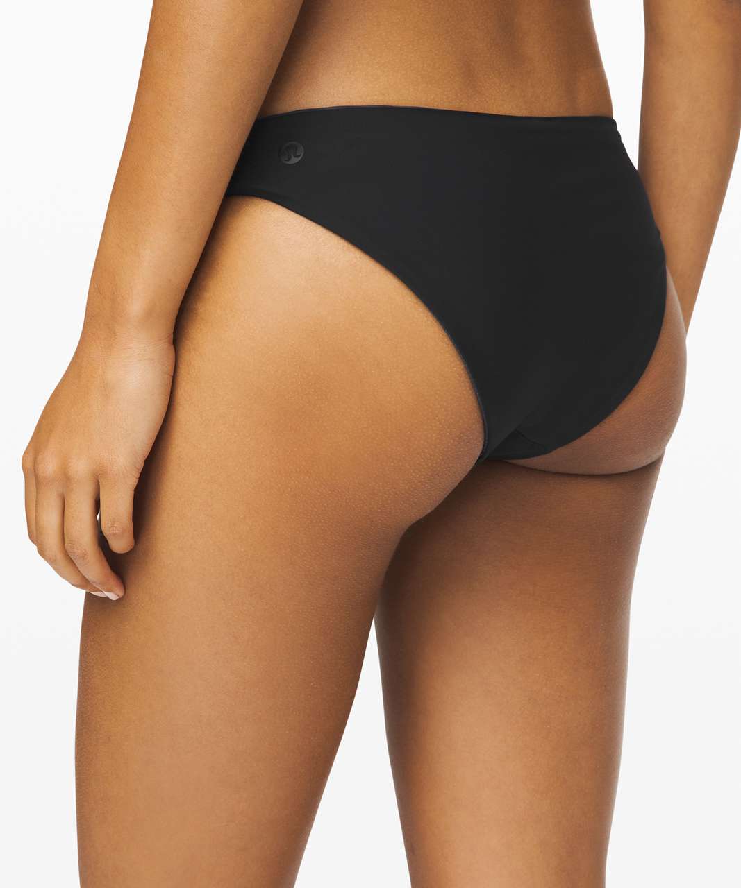 Lululemon Pool Play Mid Rise Skimpy Bottom - Stone Blue / Black