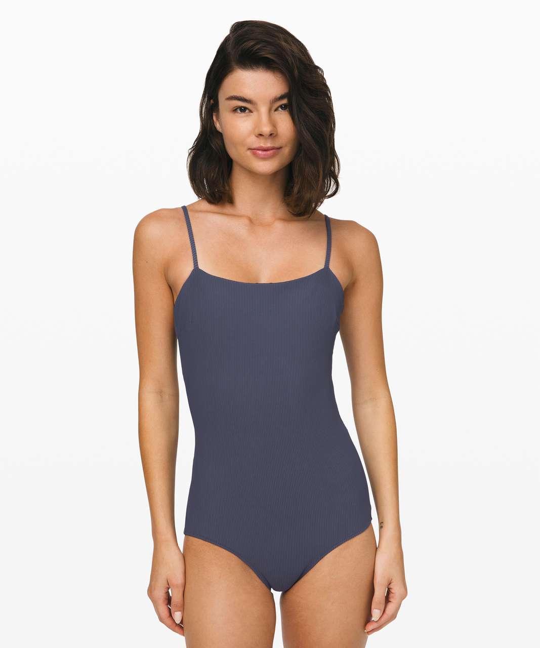 Lululemon Pool Play Full Bum One-Piece - Stone Blue