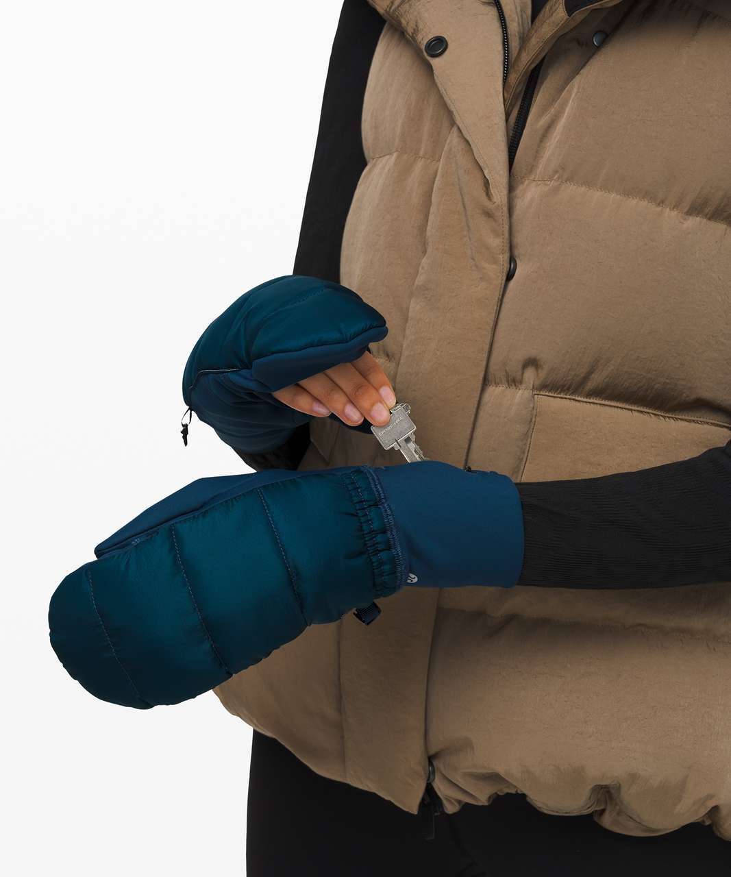 Lululemon Pinnacle Warmth Mittens - Night Diver