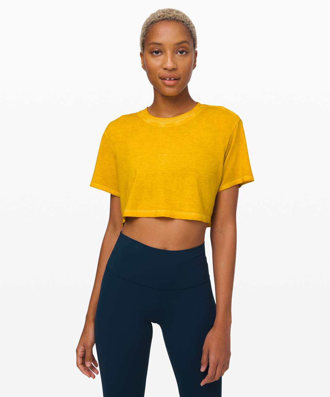 Absolutely adore the All yours tee hemmed to crop (logo flourish