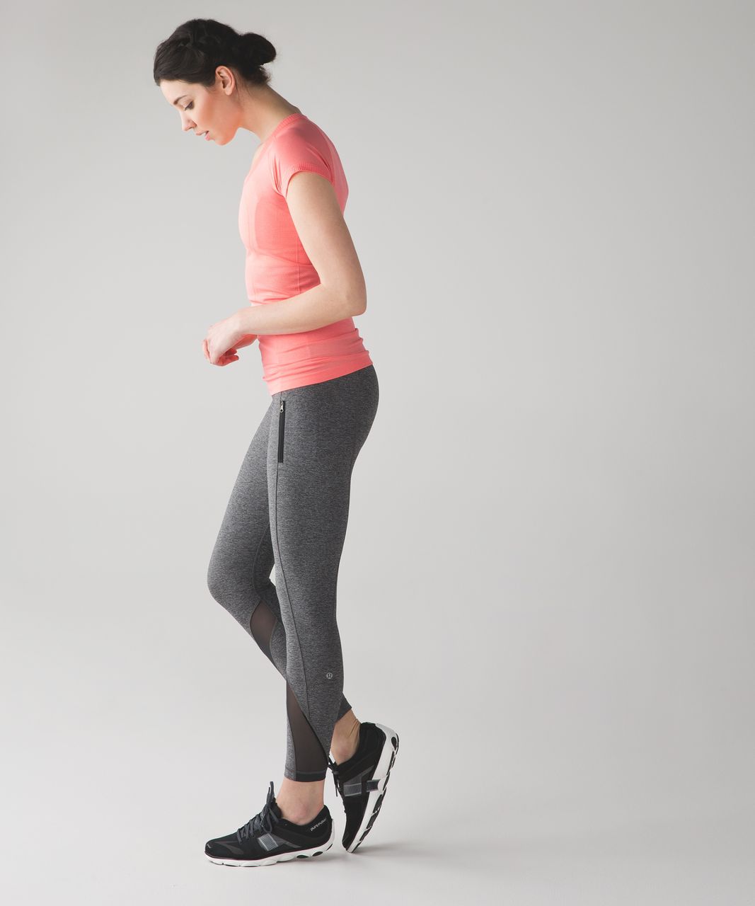 Lululemon Swiftly Tech Short Sleeve Scoop - Heathered Grapefruit