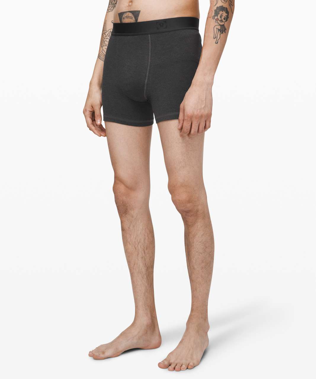 Lululemon Always In Motion Boxer *5" - Heathered Core Dark Grey (First Release)