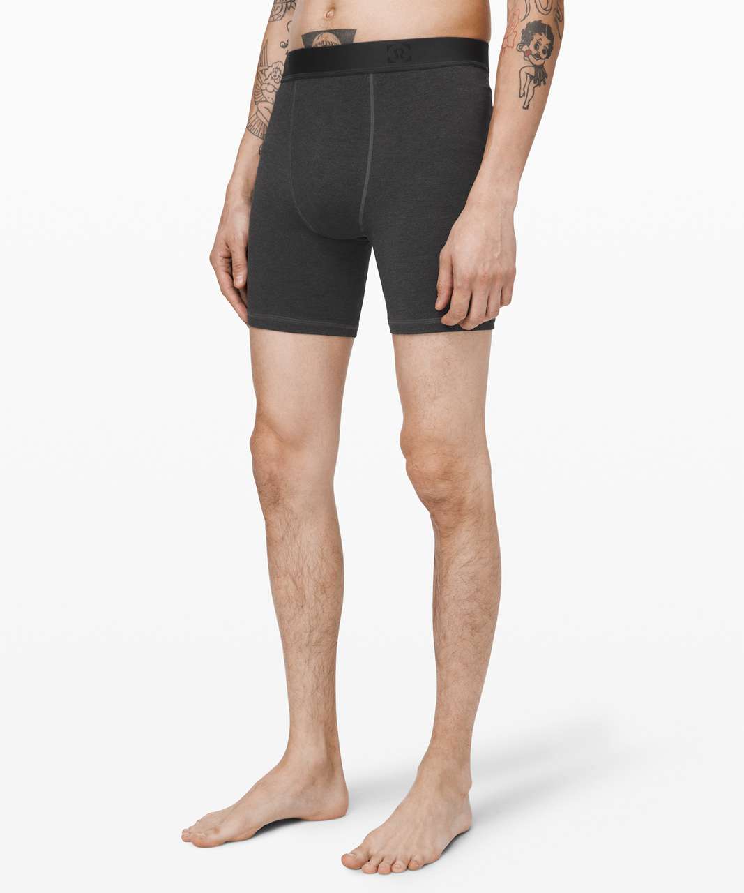 Lululemon Always In Motion Boxer *The Long One 7" - Heathered Core Dark Grey (First Release)