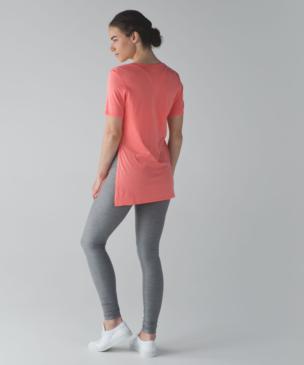 Lululemon Zen Bender Short Sleeve - Sunny Coral