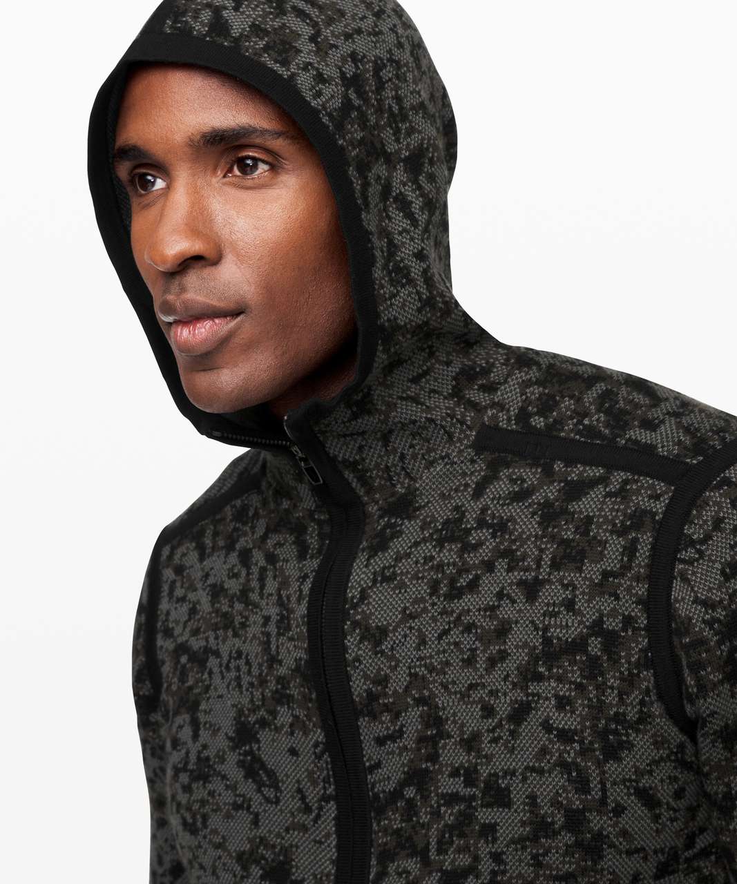 Lululemon Wind Down Hoodie - Black / Dark Olive / Asphalt Grey