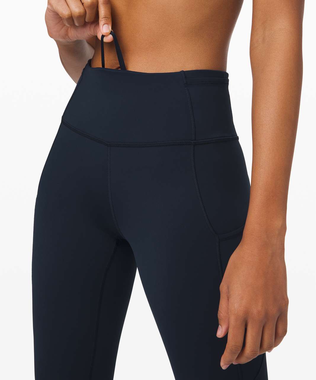 Lululemon Fast and Free Crop II 19" *Non-Reflective - True Navy
