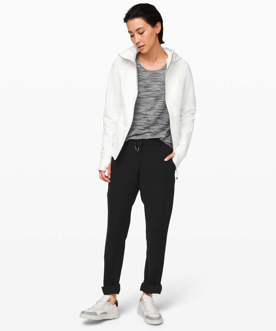 Lululemon Love Crew III - 4 Colour Space Dye White Black