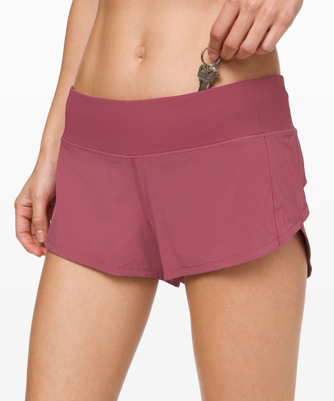 Lululemon Speed Up Short *2.5 - Moss Rose - lulu fanatics