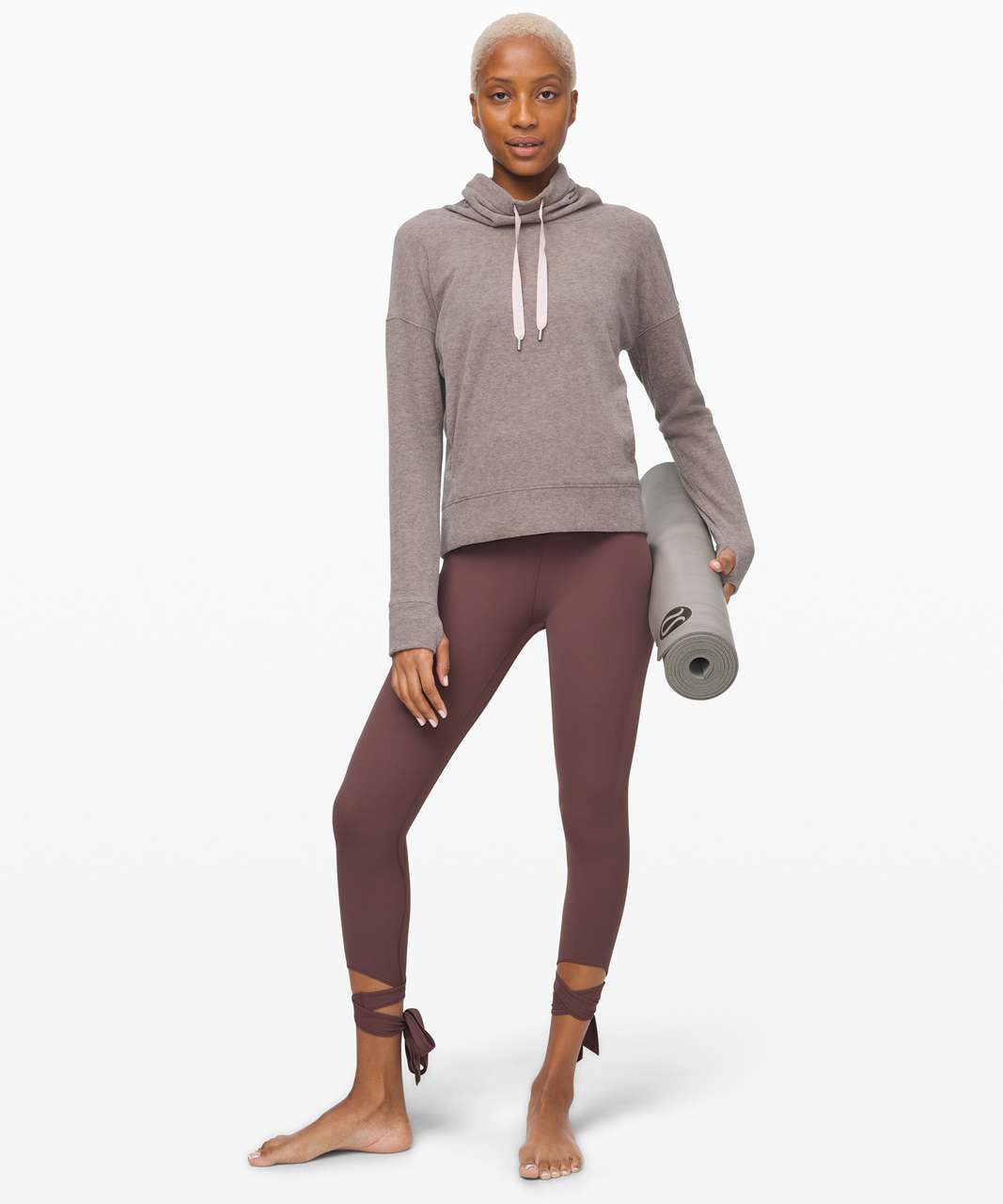 Lululemon Go Forward Pullover - Heathered Pink Bliss