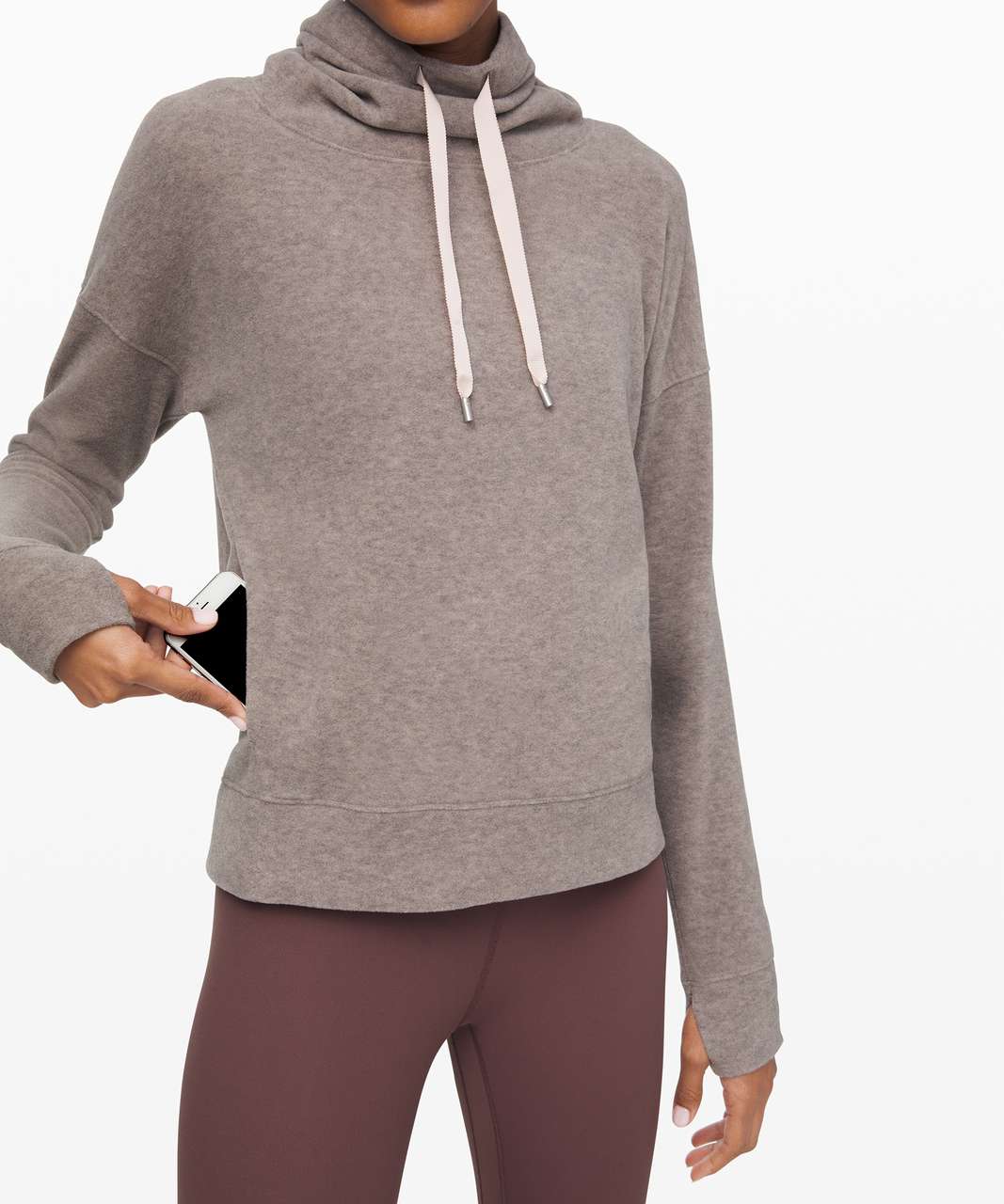 Lululemon Go Forward Pullover - Heathered Pink Bliss