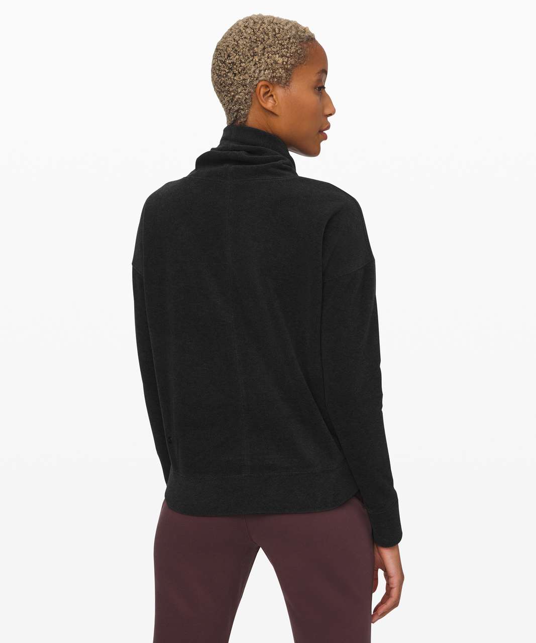 Lululemon Go Forward Pullover - Heathered Core Black