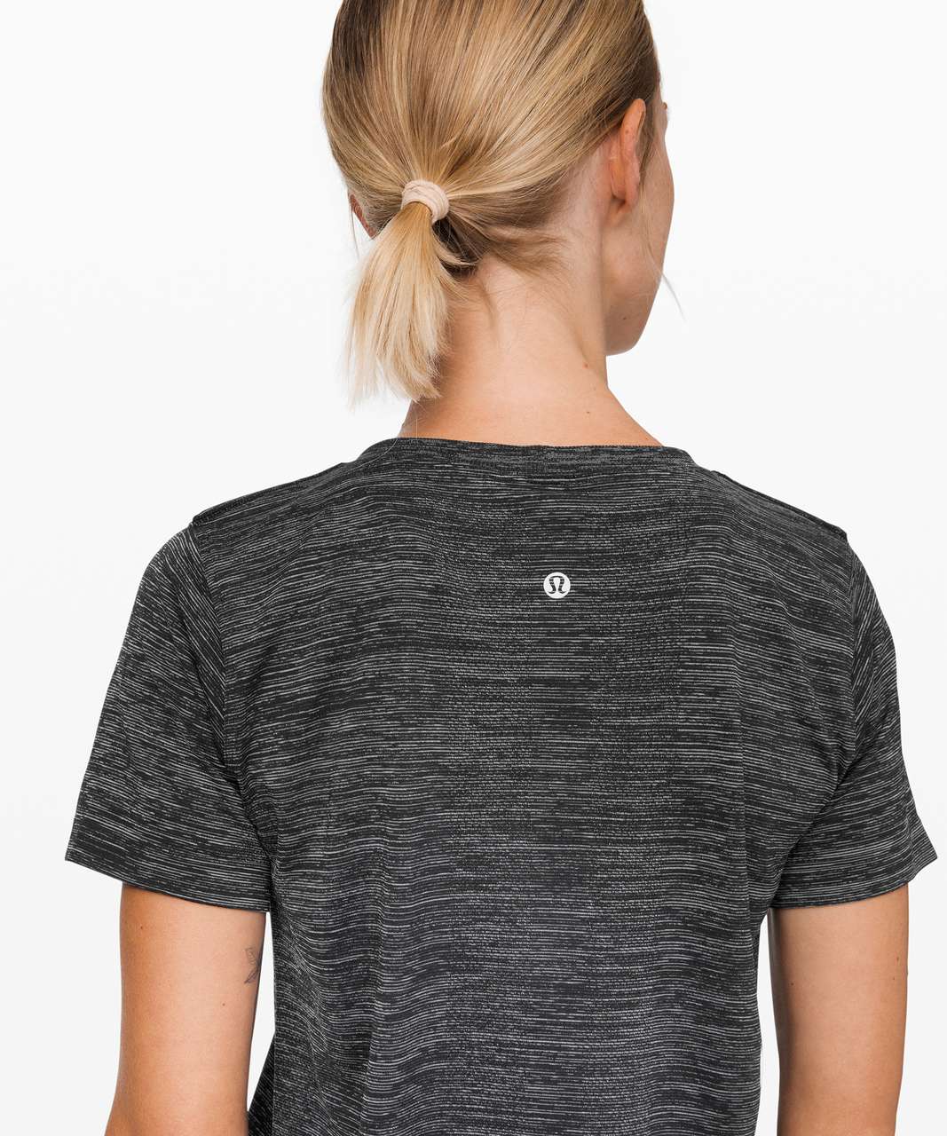 Lululemon Swiftly Relaxed Short Sleeve - Black / White / Black