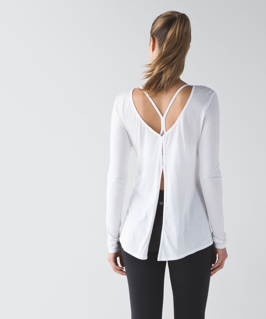 Lululemon Zen Bender Long Sleeve - White - lulu fanatics