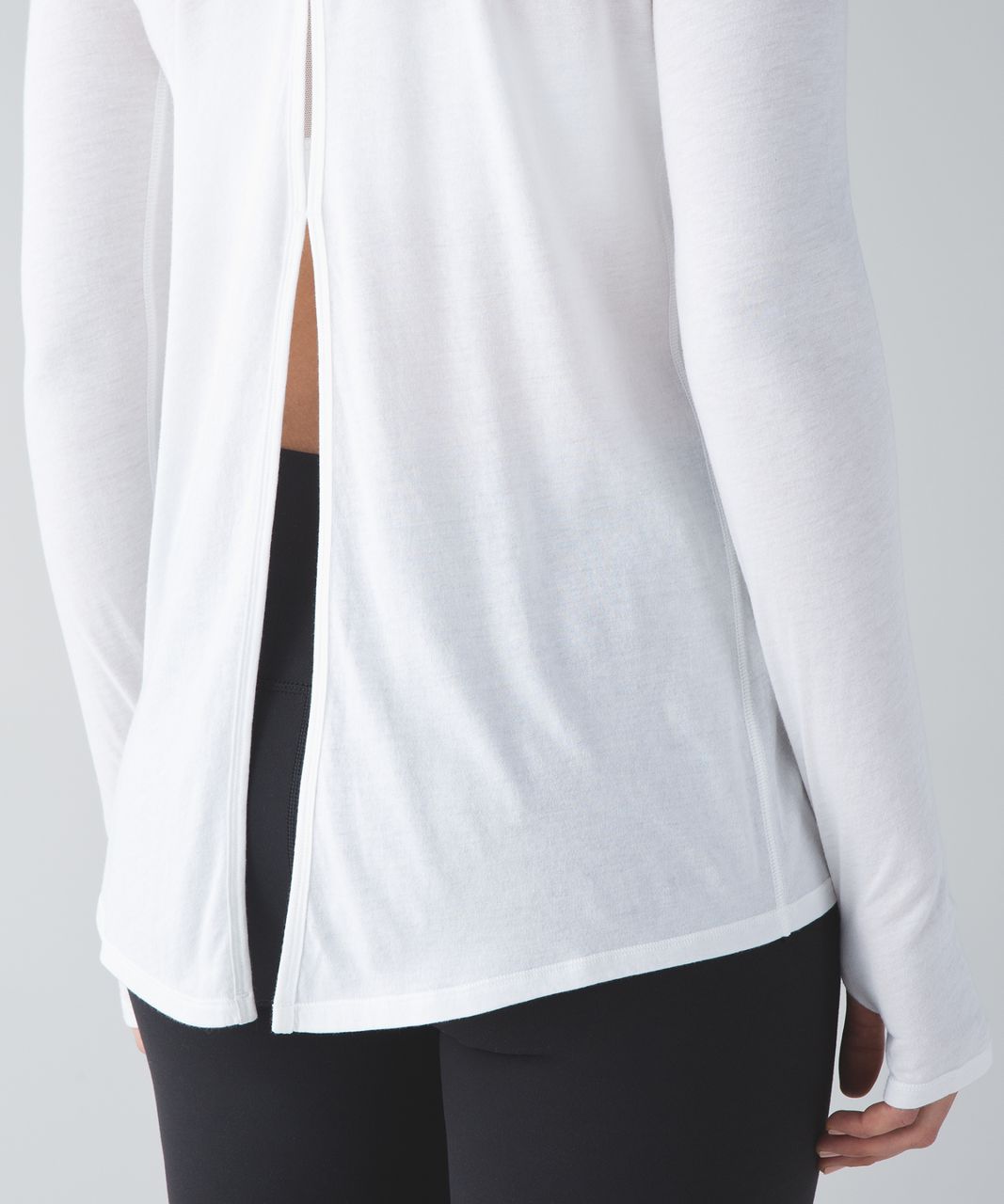 White Lululemon Long Sleeve Shirt