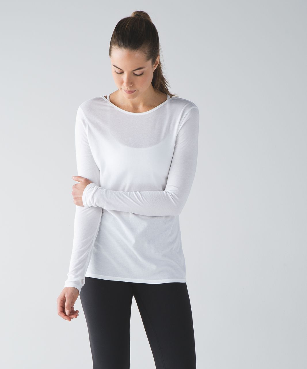 Lululemon Zen Bender Long Sleeve - White