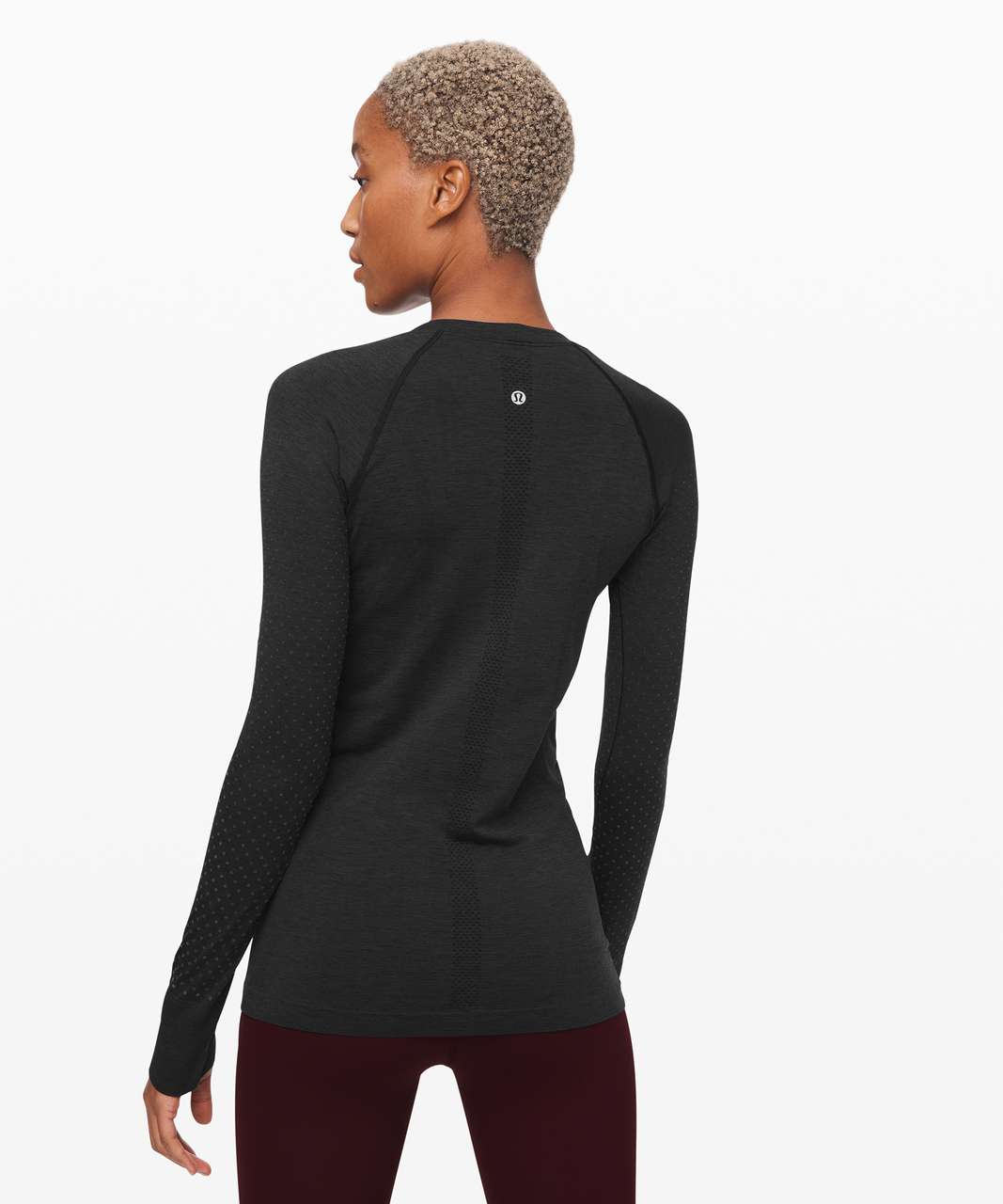 Lululemon Swiftly Speed Long Sleeve - Black / Black / Black - lulu fanatics