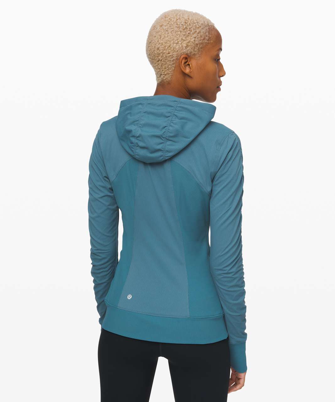 Lululemon Dance Studio Jacket Iii In Petrol Blue/heathered Petrol