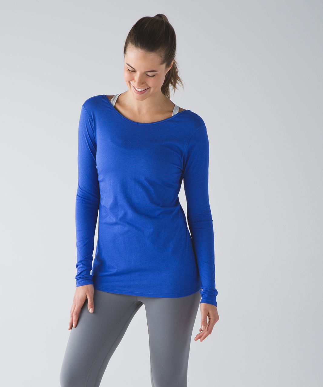 Lululemon Zen Bender Long Sleeve - Harbor Blue