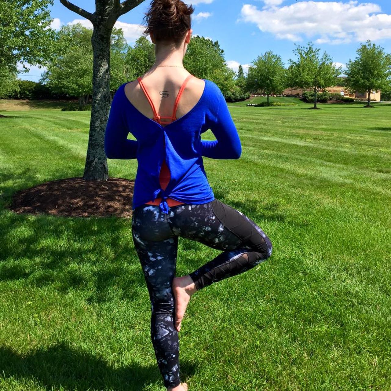 Lululemon Zen Bender Long Sleeve - Harbor Blue