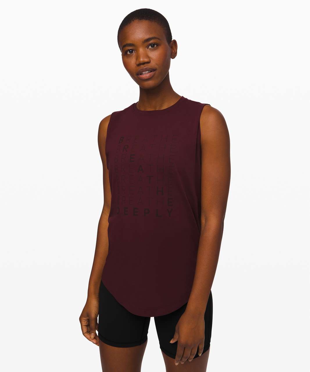 Lululemon Brunswick Muscle Tank *Expression - Garnet - lulu fanatics