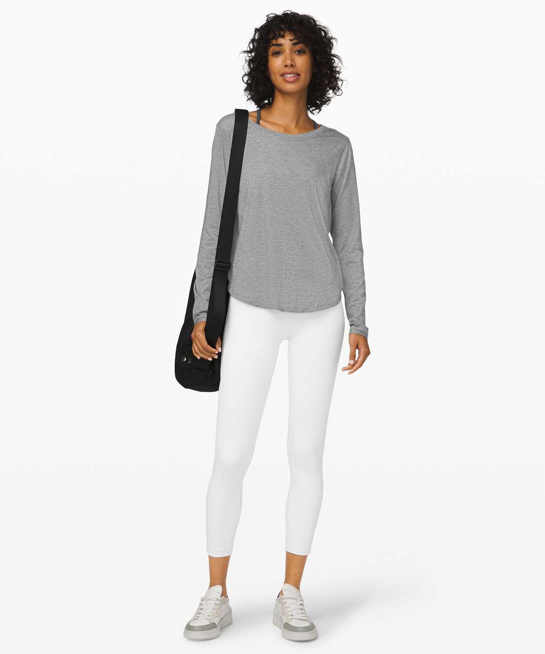 Lululemon Wild Twist Long Sleeve - Heathered Core Medium Grey