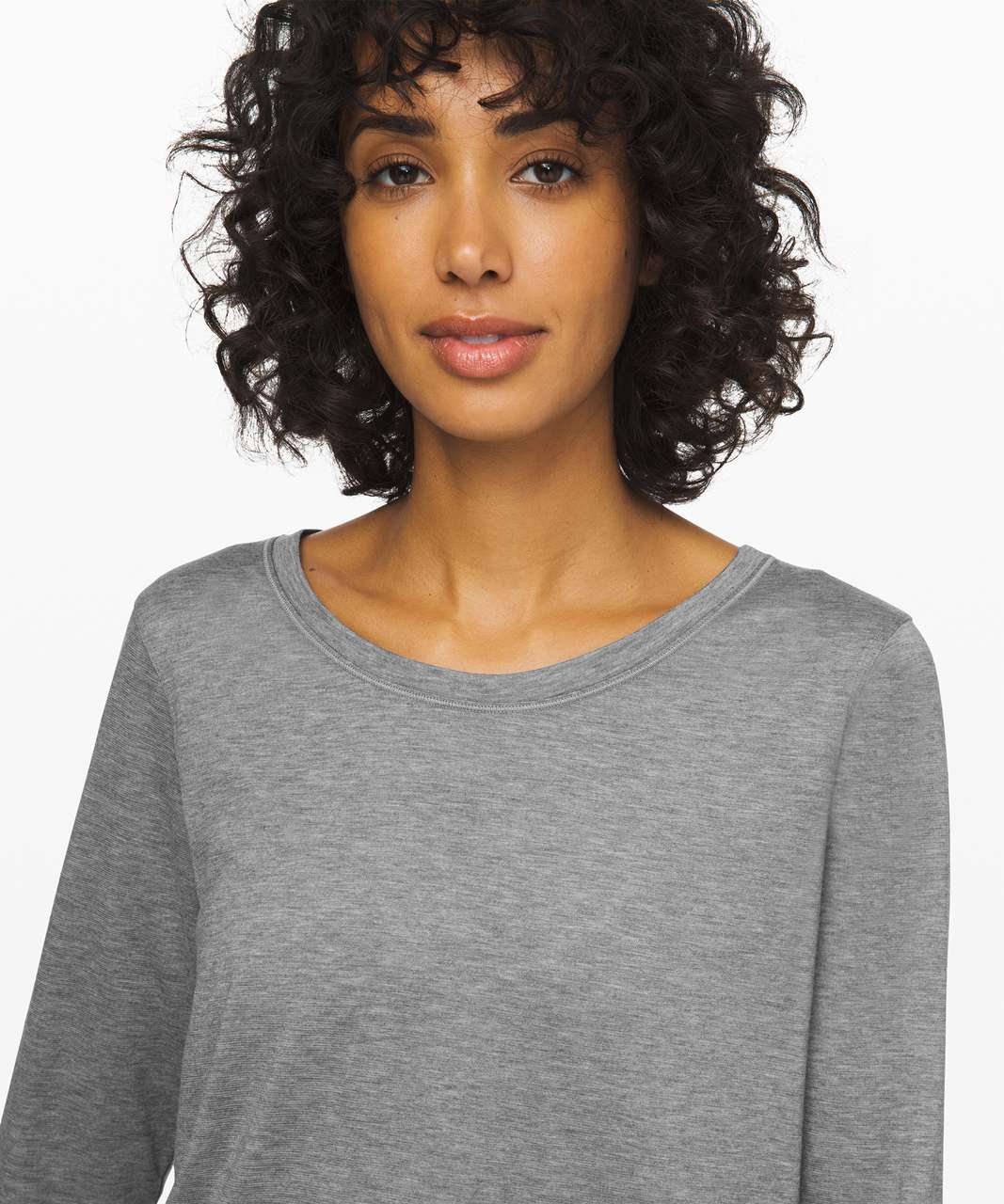 Lululemon Wild Twist Long Sleeve - Heathered Core Medium Grey