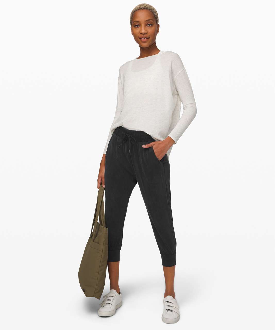 Lululemon Lost in Leisure Crop Jogger - Black