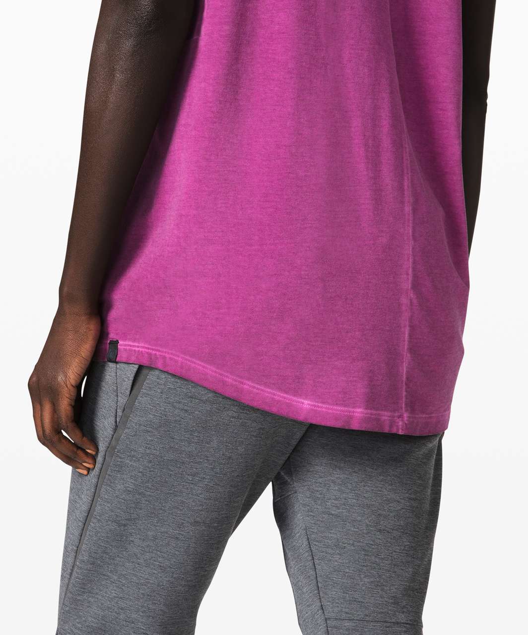 Lululemon Ashta Short Sleeve Tee *lululemon lab - Deep Fuschia Sun Wash