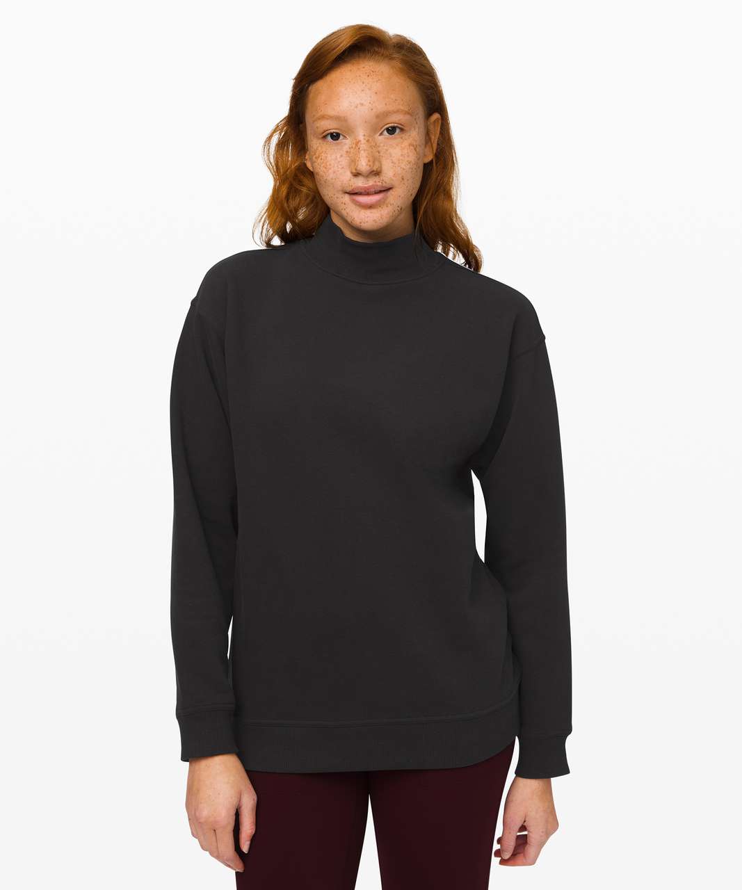 lululemon athletica Heavyweight Fleece Mock-neck Sweatshirt in