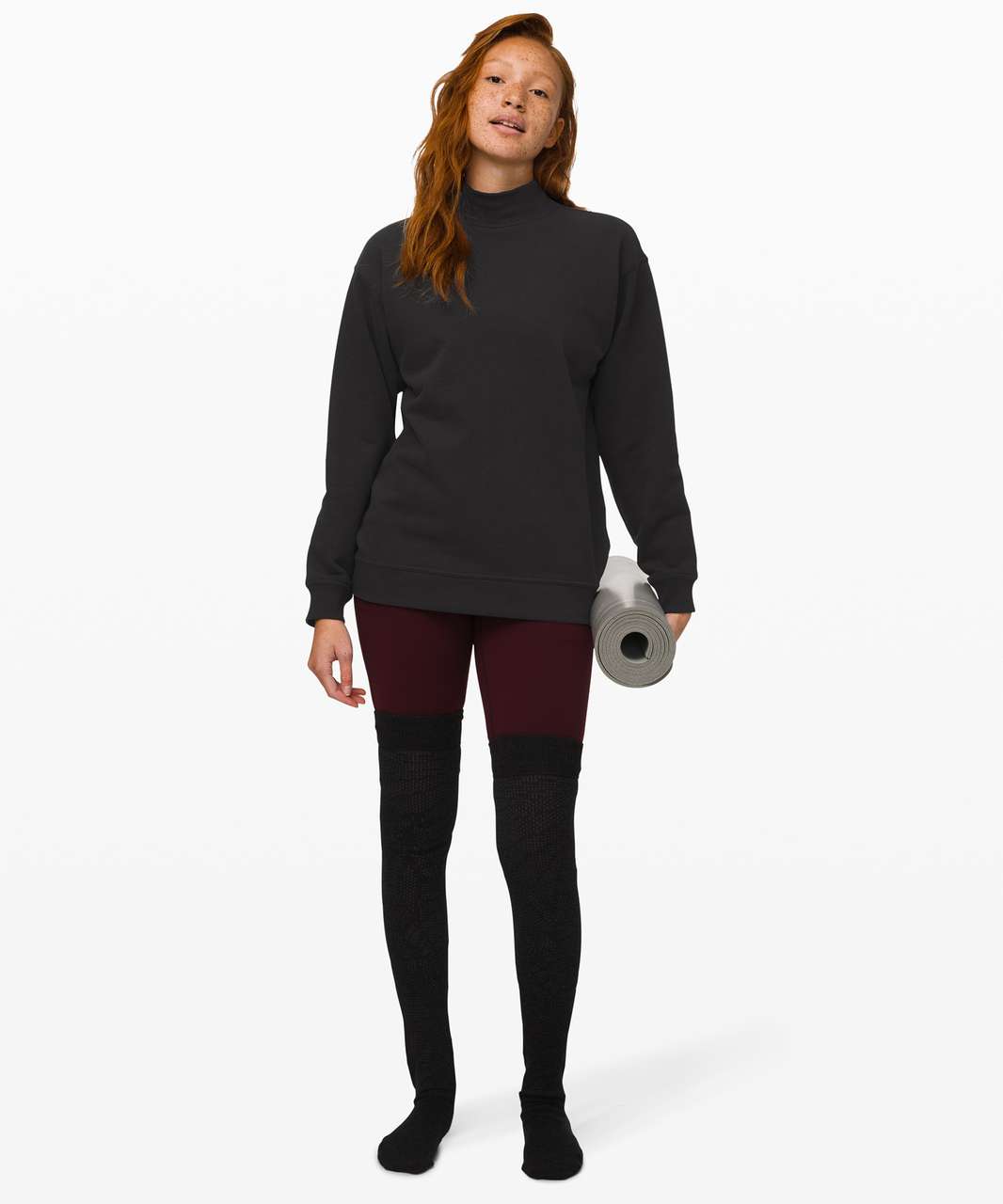 Lululemon All Yours Mock Neck - Black