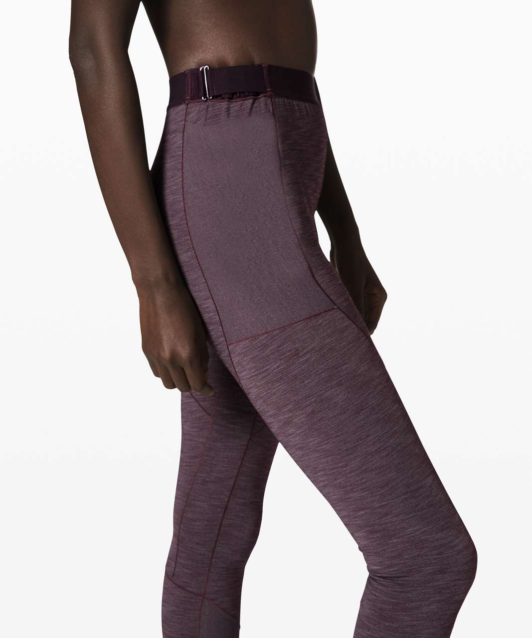 Lululemon Esker Tight *lululemon lab - Heathered Black Cherry