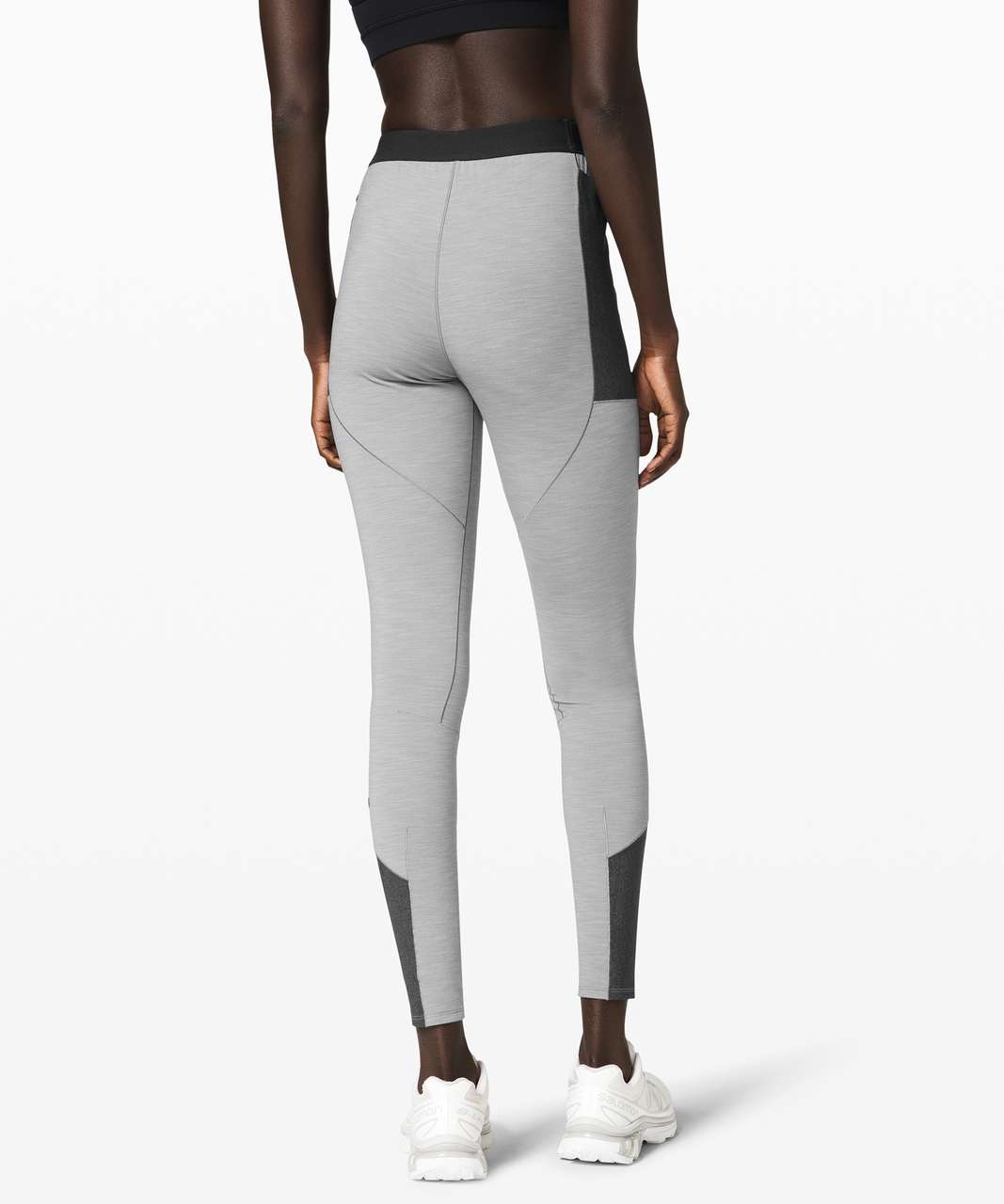 Lululemon Esker Tight *lululemon lab - Heathered Medium Grey / Heathered Black