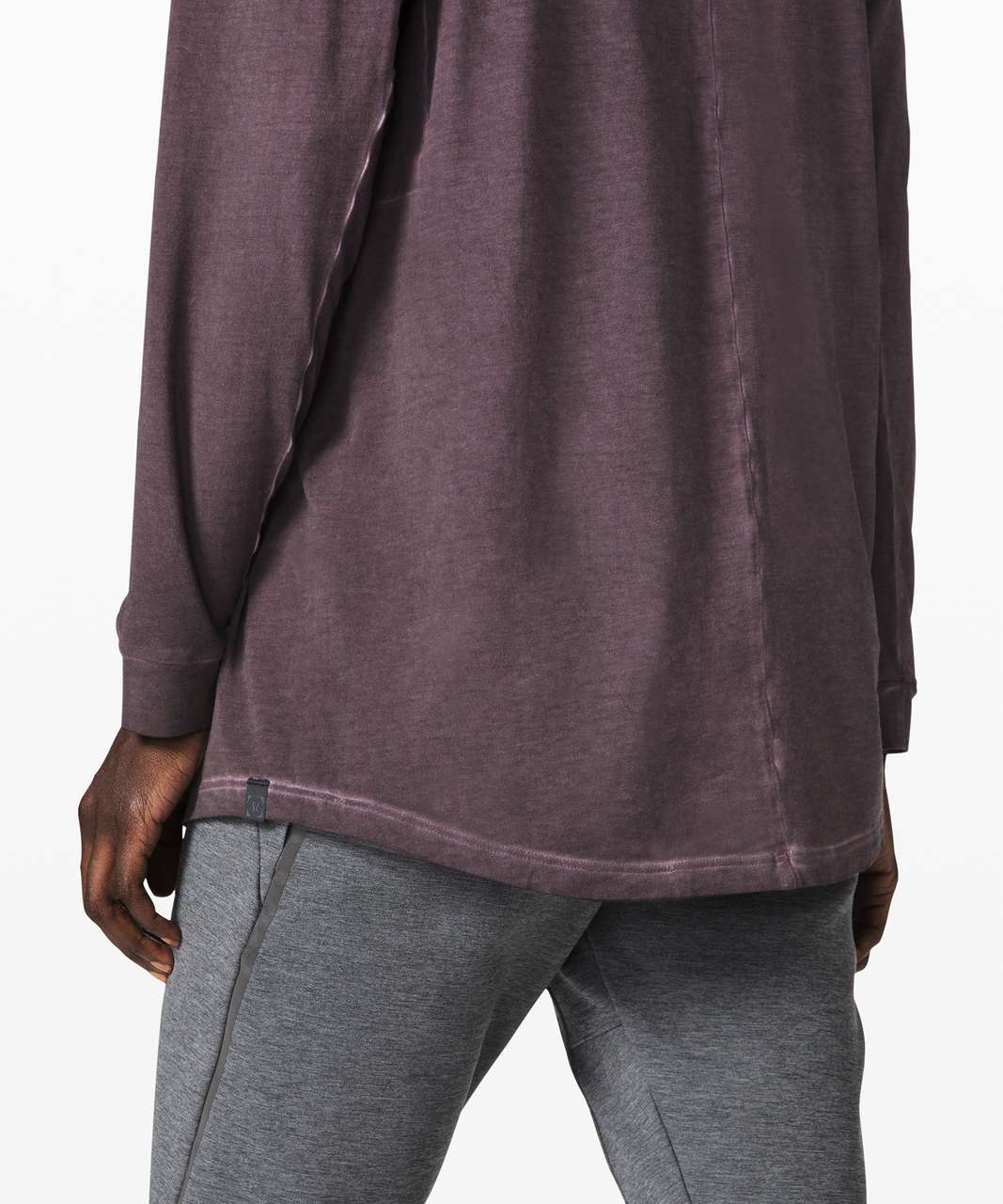 Lululemon Ashta Long Sleeve Tee *lululemon lab - Black Cherry Sun Wash