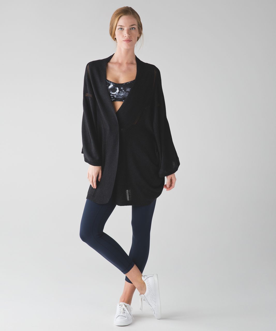 Lululemon Breeze Easy Wrap - Heathered Black