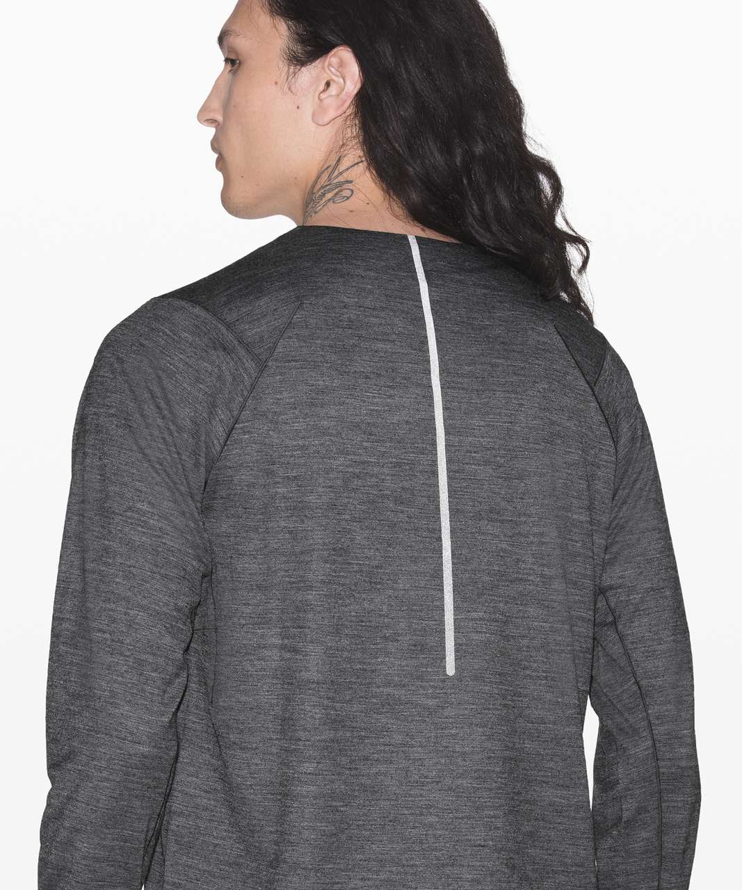 Lululemon Refract Long Sleeve Wool *lululemon lab - Heathered Black