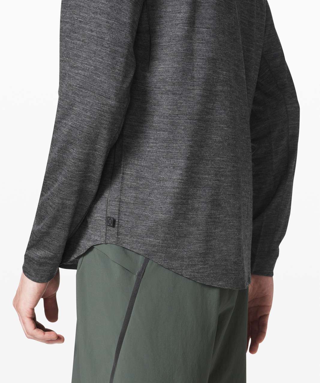 Lululemon Refract Long Sleeve Wool *lululemon lab - Heathered Black