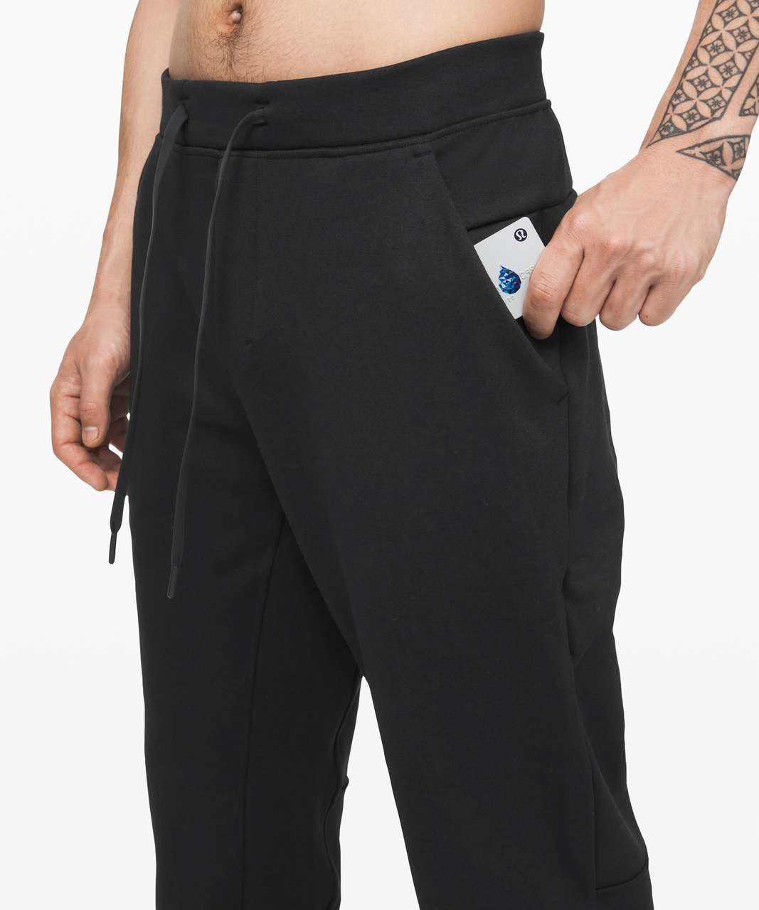 Black City Sweat technical-jersey track pants, Lululemon