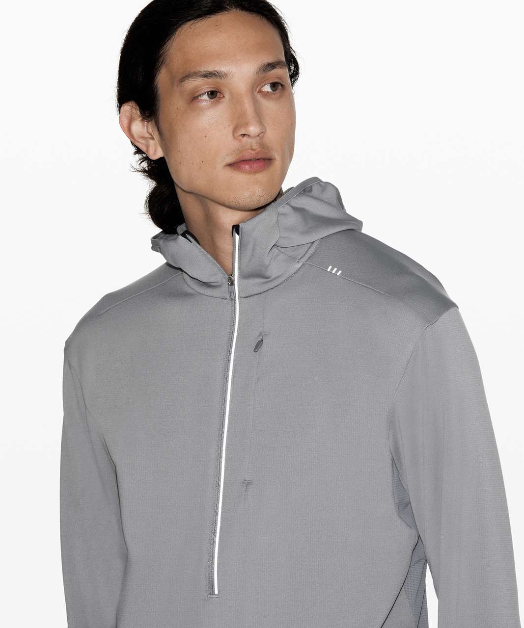 Lululemon - Cold-Terrain Mesh-Trimmed Jersey Half-Zip Hooded