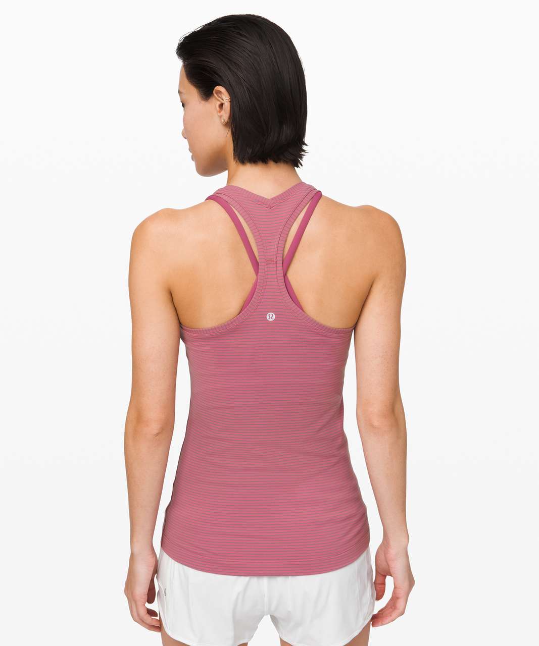 Lululemon Cool Racerback - Hype Stripe Moss Rose