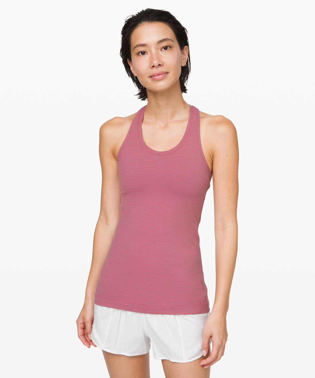 Lululemon Cool Racerback - Hype Stripe Moss Rose