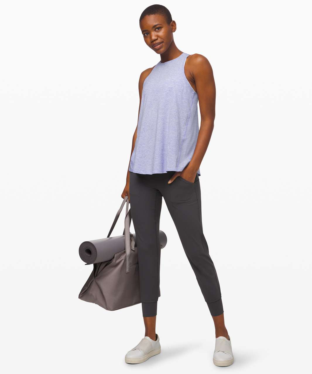 Lululemon All Tied Up Tank - Heathered Lavender Dusk