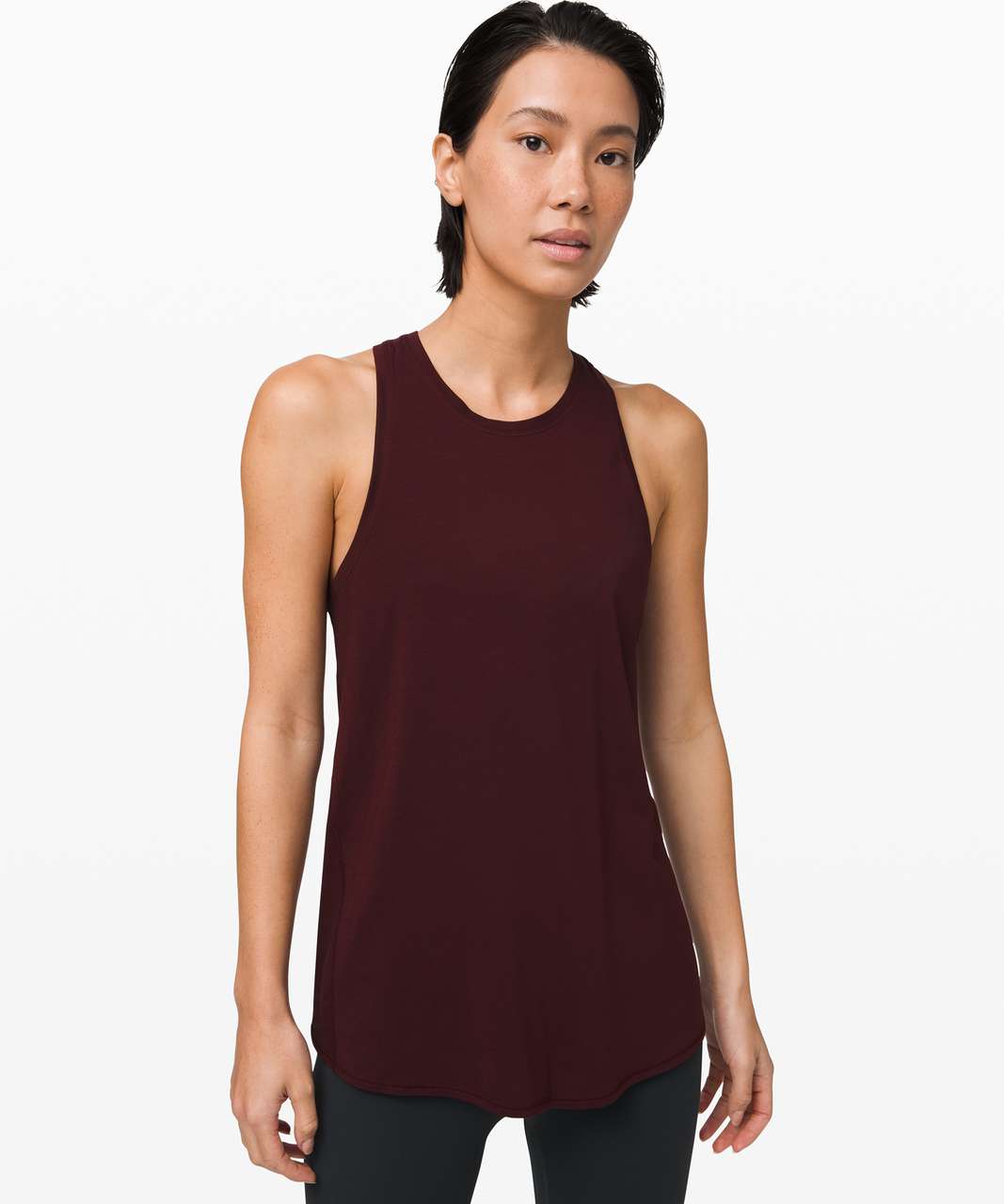 Lululemon All Tied Up Tank - Garnet